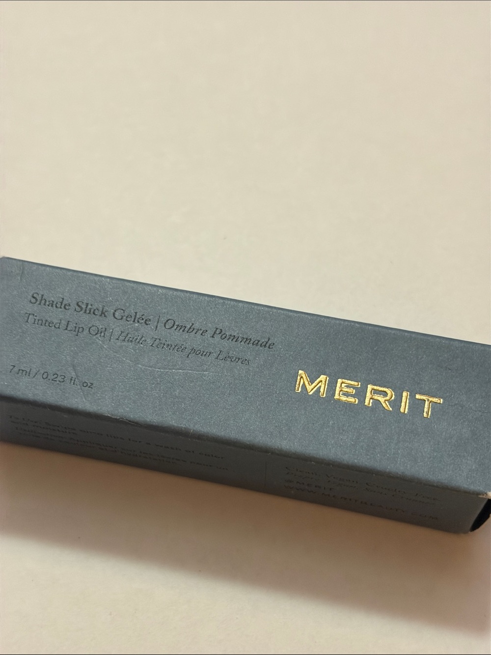 Rare color Merit Les Deux sheer pink ombre’ pommade lip oil